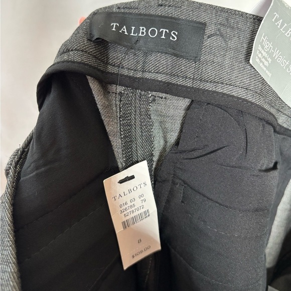 Talbots HIGH-WAIST STRAIGHT-LEG PANT NWT women’s size 8 - Picture 6 of 8